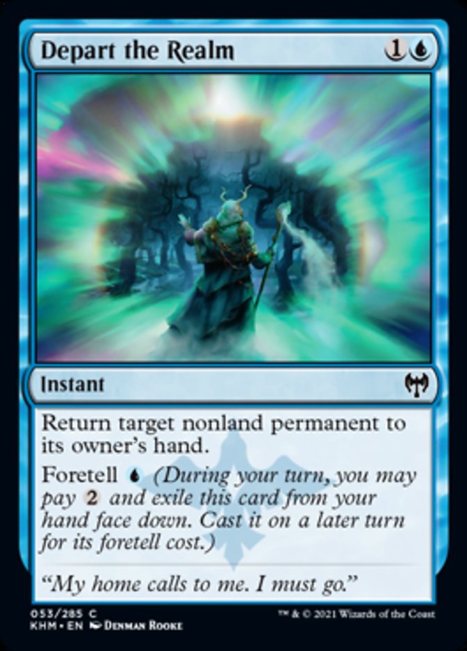 Depart the Realm [Kaldheim] - Magic: The Gathering - Card Brawlers | Quebec | Canada |