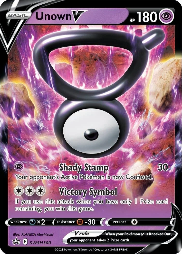 Unown V (SWSH300) [Sword & Shield: Black Star Promos] - Pokémon - Card Brawlers | Quebec | Canada |