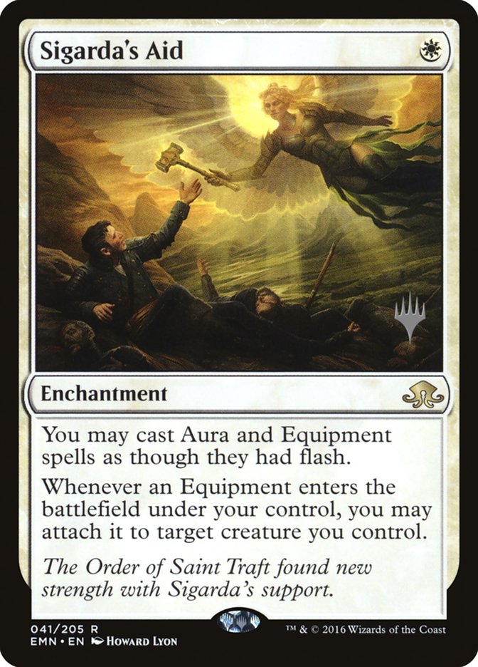 Sigarda's Aid (Promo Pack) [Eldritch Moon Promos] - Magic: The Gathering - Card Brawlers | Quebec | Canada |