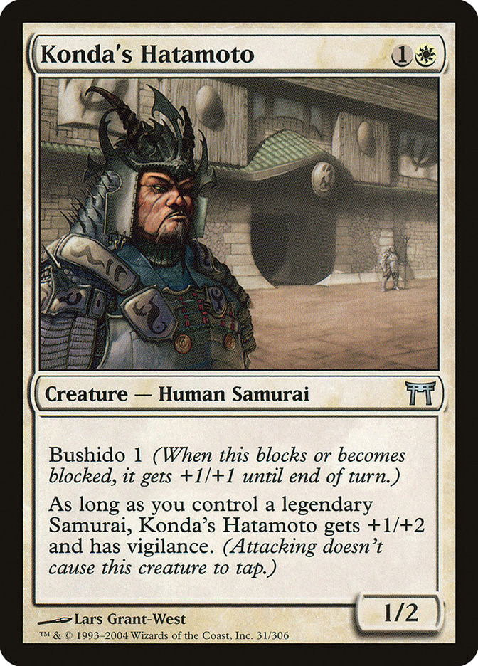 Konda's Hatamoto [Champions of Kamigawa] - Magic: The Gathering - Card Brawlers | Quebec | Canada |