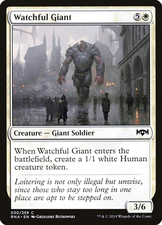 Watchful Giant [Ravnica Allegiance] - Magic: The Gathering - Card Brawlers | Quebec | Canada |