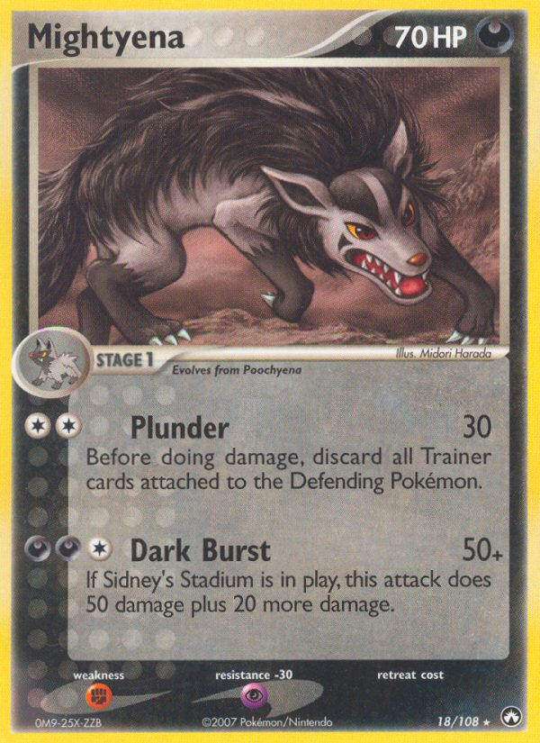 Mightyena (18/108) [EX: Power Keepers] - Pokémon - Card Brawlers | Quebec | Canada |