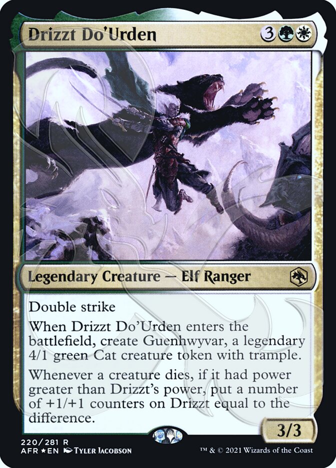 Drizzt Do'Urden (Ampersand Promo) [Dungeons & Dragons: Adventures in the Forgotten Realms Promos] - Magic: The Gathering - Card Brawlers | Quebec | Canada |