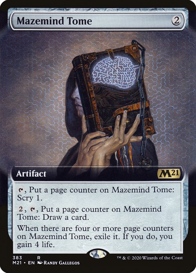 Mazemind Tome (Extended Art) [Core Set 2021] - Magic: The Gathering - Card Brawlers | Quebec | Canada |
