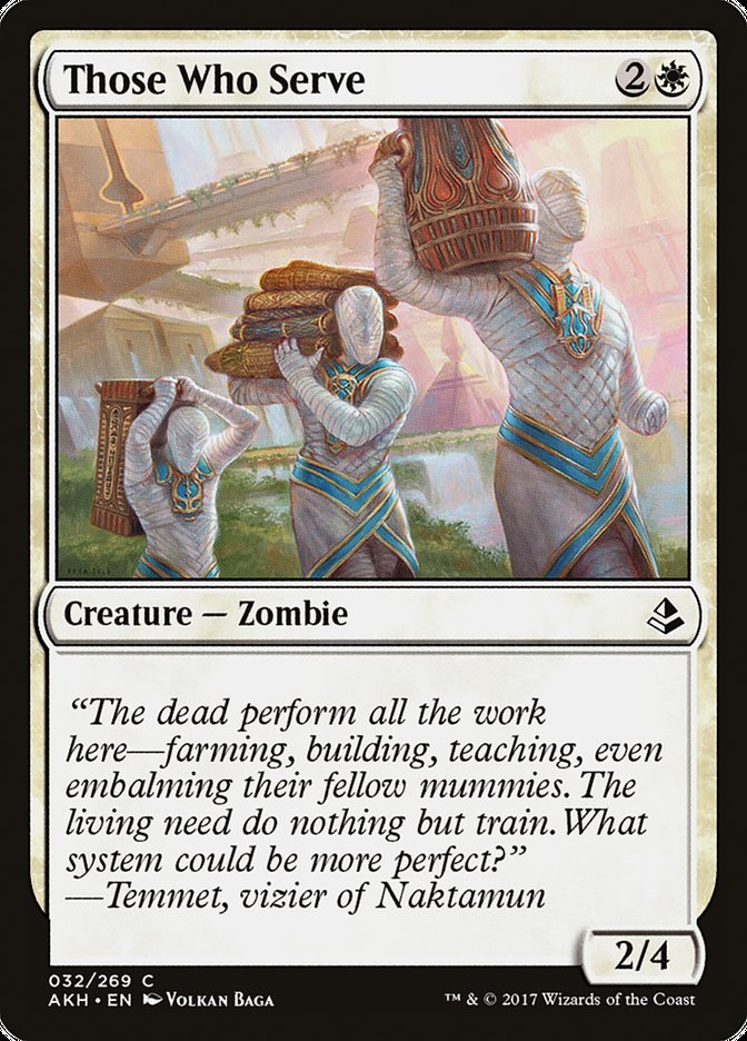 Those Who Serve [Amonkhet] - Magic: The Gathering - Card Brawlers | Quebec | Canada |