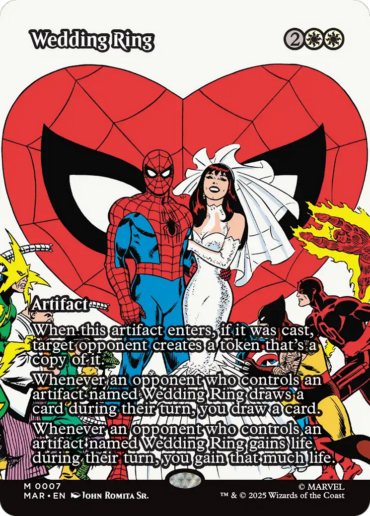 Wedding Ring (Borderless) [Marvel Universe: Eternal-Legal] - Magic: The Gathering - Card Brawlers | Quebec | Canada |