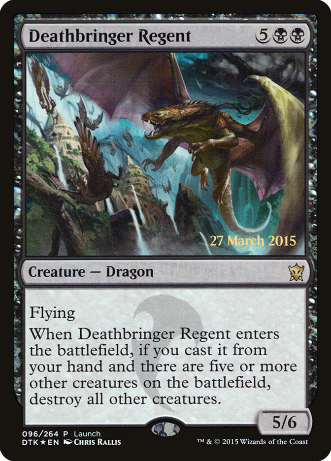 Deathbringer Regent (Launch) [Dragons of Tarkir Prerelease Promos] - Magic: The Gathering - Card Brawlers | Quebec | Canada |