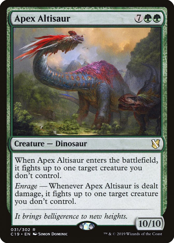 Apex Altisaur [Commander 2019] - Magic: The Gathering - Card Brawlers | Quebec | Canada |