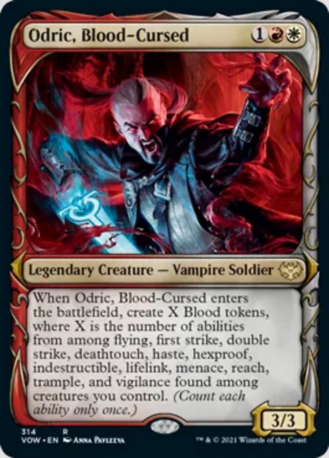 Odric, Blood-Cursed (Showcase Fang Frame) [Innistrad: Crimson Vow] - Magic: The Gathering - Card Brawlers | Quebec | Canada |