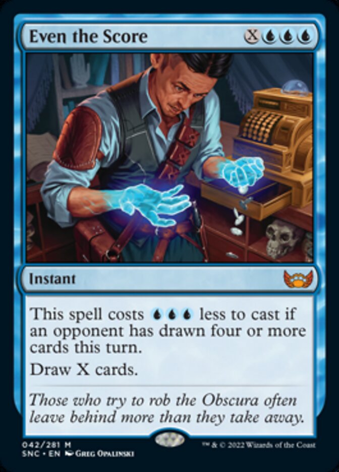 Even the Score [Streets of New Capenna] - Magic: The Gathering - Card Brawlers | Quebec | Canada |