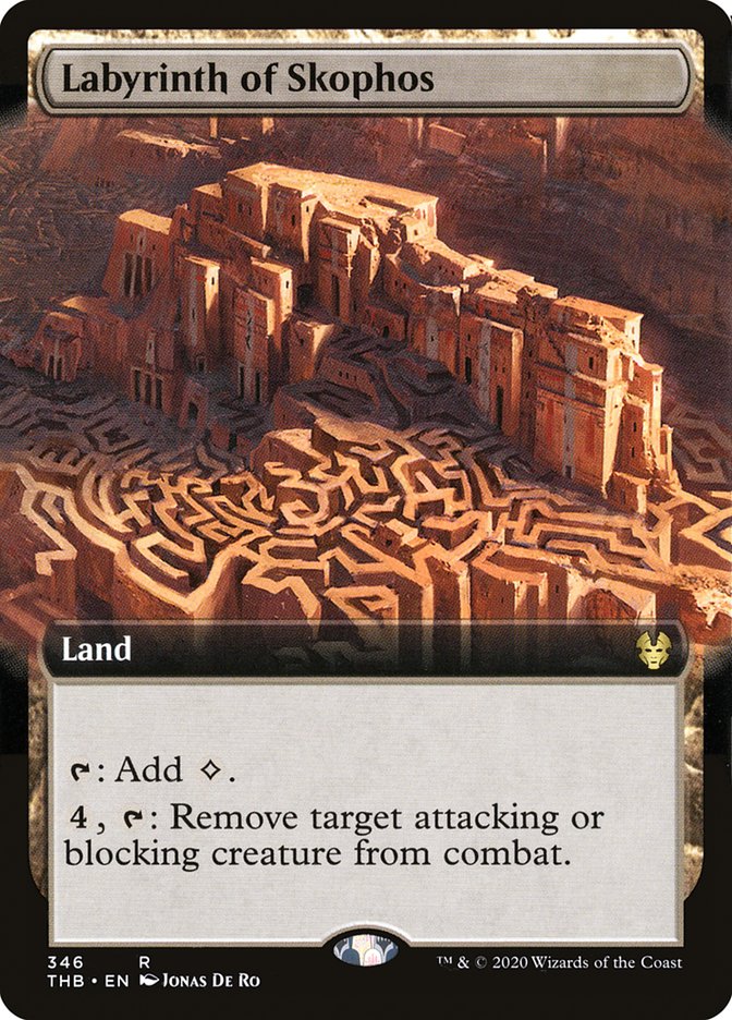 Labyrinth of Skophos (Extended Art) [Theros Beyond Death] - Magic: The Gathering - Card Brawlers | Quebec | Canada |