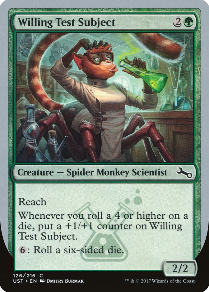 Willing Test Subject [Unstable] - Magic: The Gathering - Card Brawlers | Quebec | Canada |