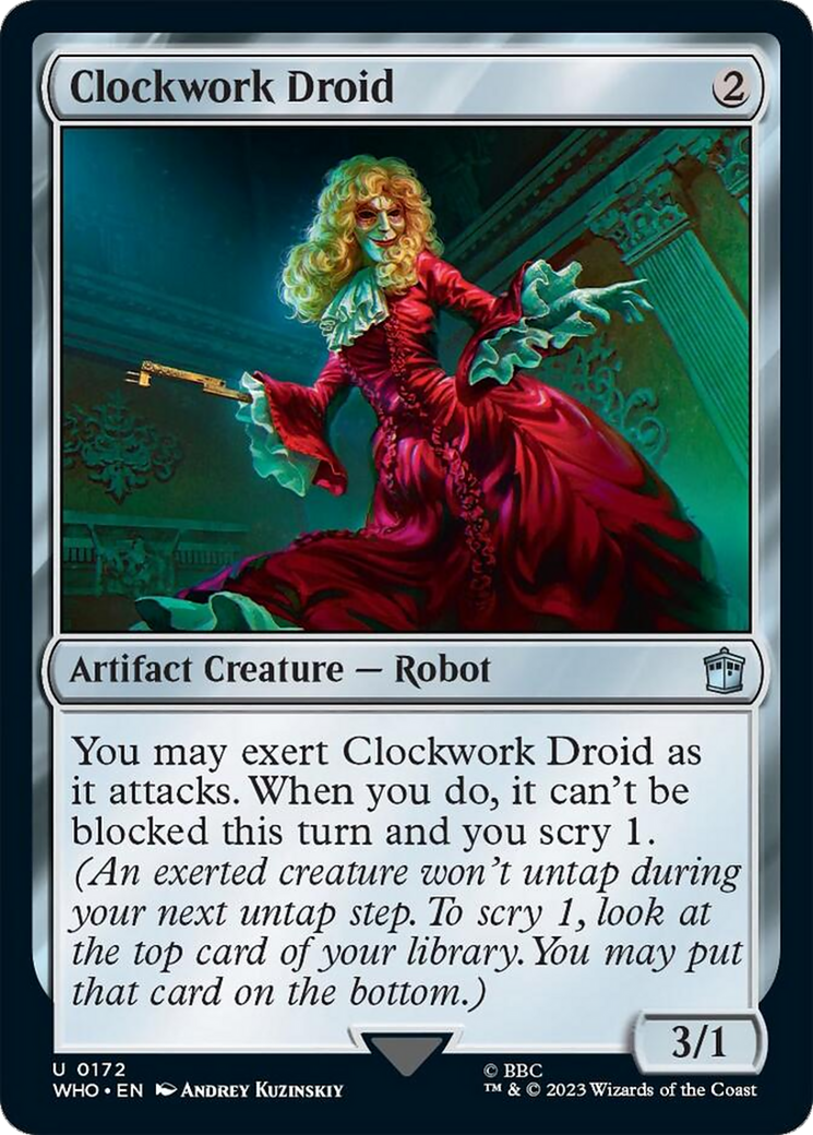 Clockwork Droid [Doctor Who] - Magic: The Gathering - Card Brawlers | Quebec | Canada |