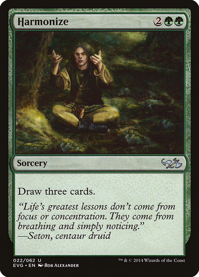 Harmonize (Elves vs. Goblins) [Duel Decks Anthology] - Magic: The Gathering - Card Brawlers | Quebec | Canada |