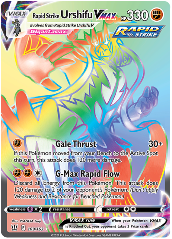 Rapid Strike Urshifu VMAX (169/163) [Sword & Shield: Battle Styles] - Pokémon - Card Brawlers | Quebec | Canada |