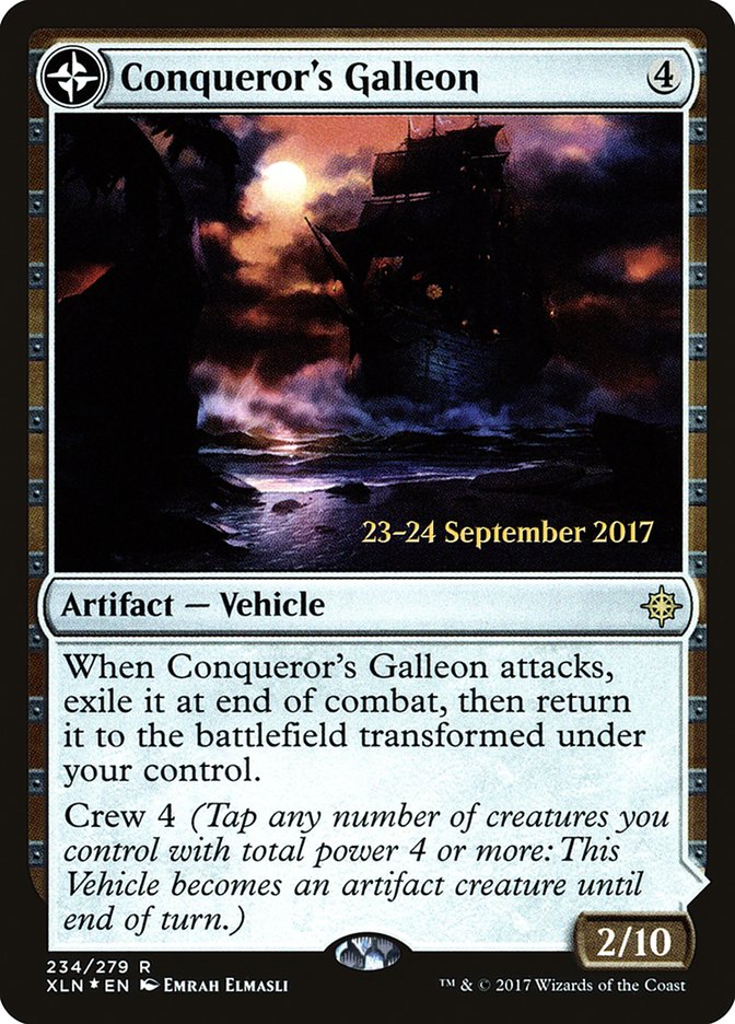 Conqueror's Galleon // Conqueror's Foothold [Ixalan Prerelease Promos] - Magic: The Gathering - Card Brawlers | Quebec | Canada |
