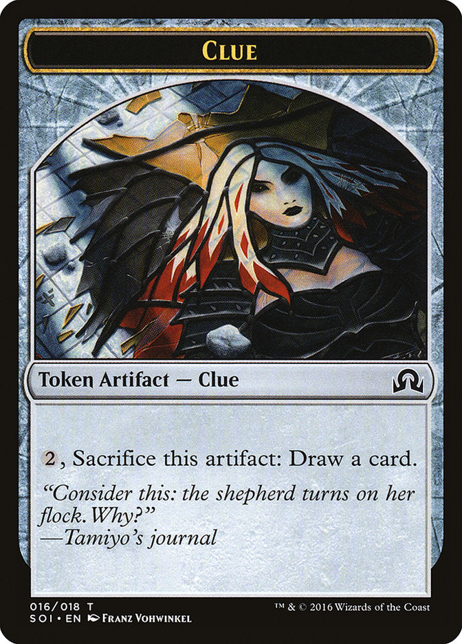 Clue Token (016/018) [Shadows over Innistrad Tokens] - Magic: The Gathering - Card Brawlers | Quebec | Canada |