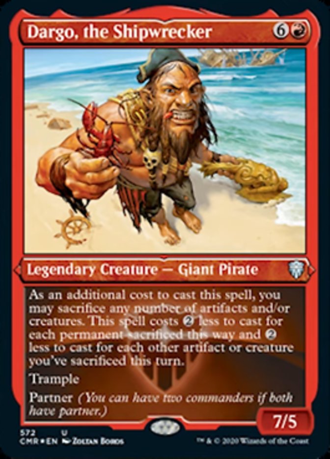 Dargo, the Shipwrecker (Etched) [Commander Legends] - Magic: The Gathering - Card Brawlers | Quebec | Canada |