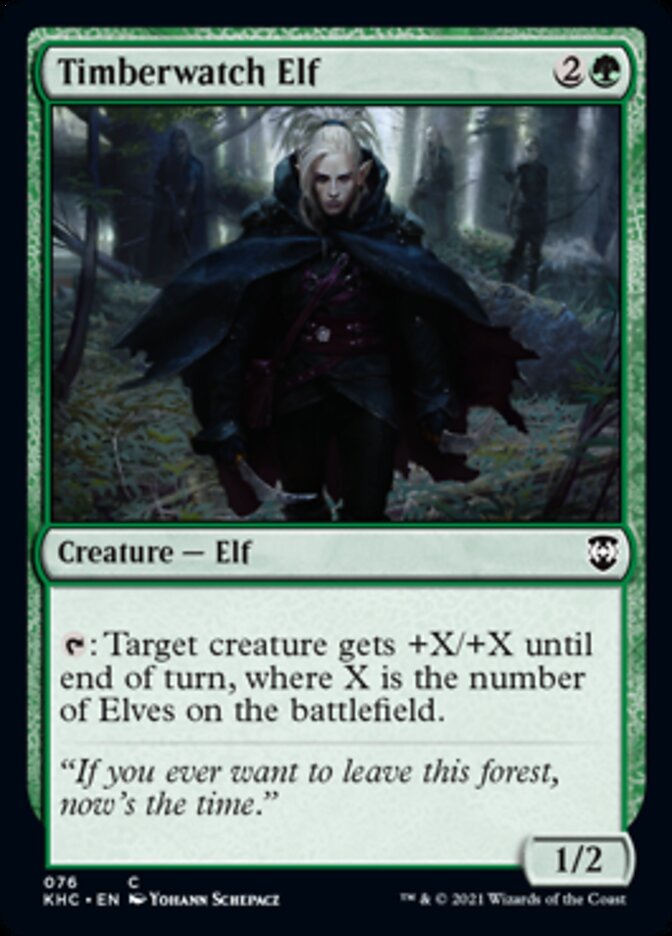 Timberwatch Elf [Kaldheim Commander] - Magic: The Gathering - Card Brawlers | Quebec | Canada |