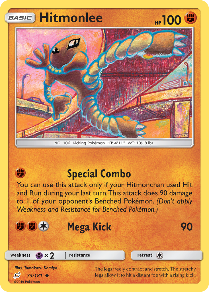 Hitmonlee (73/181) [Sun & Moon: Team Up] - Pokémon - Card Brawlers | Quebec | Canada |