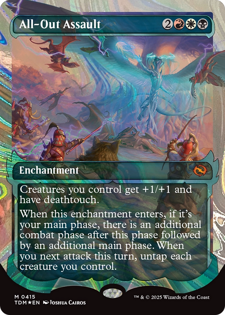 All-Out Assault (Showcase) (Halo Foil) [Tarkir: Dragonstorm] - Magic: The Gathering - Card Brawlers | Quebec | Canada |