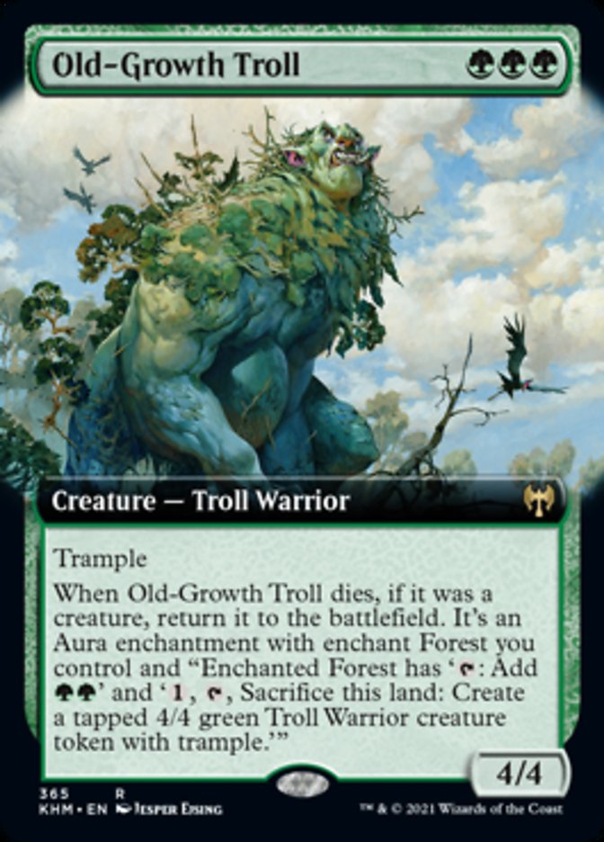 Old-Growth Troll (Extended Art) [Kaldheim] - Magic: The Gathering - Card Brawlers | Quebec | Canada |