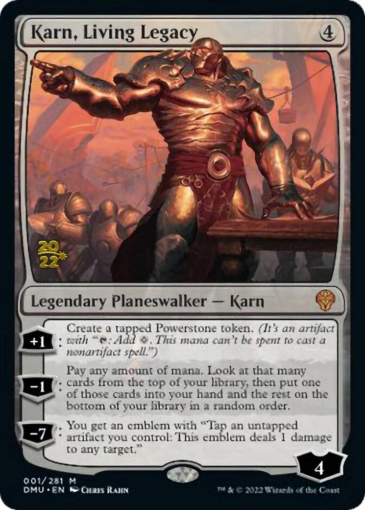 Karn, Living Legacy [Dominaria United Prerelease Promos] - Magic: The Gathering - Card Brawlers | Quebec | Canada |