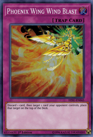 Phoenix Wing Wind Blast [HISU-EN045] Super Rare - Yu-Gi-Oh! - Card Brawlers | Quebec | Canada |