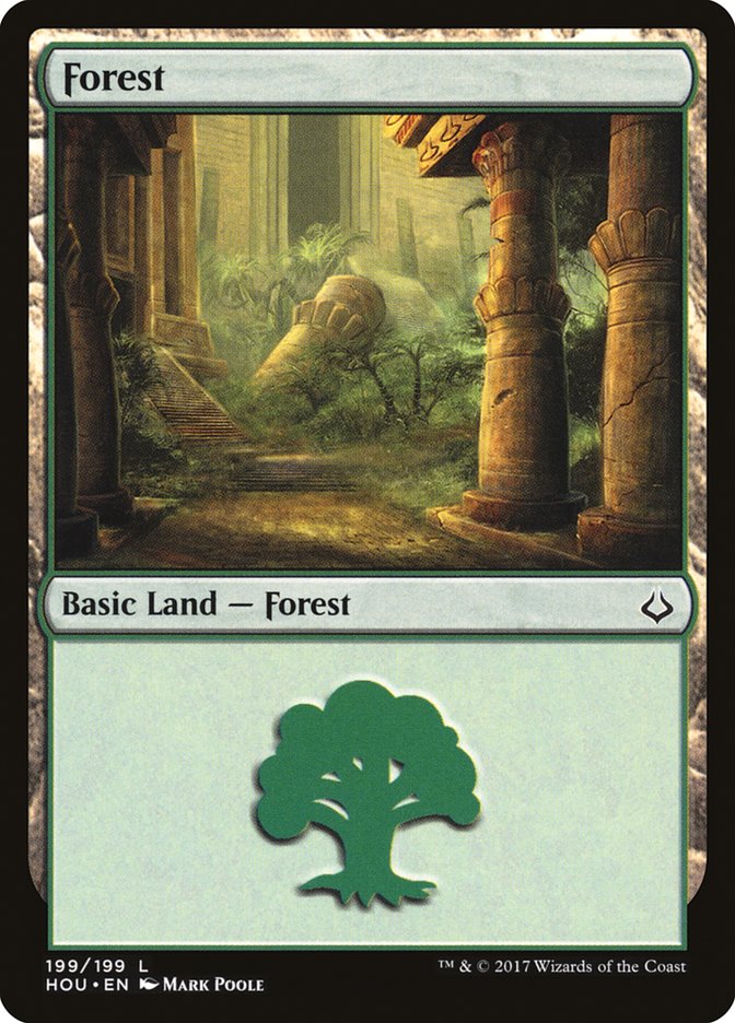 Forest (199) [Hour of Devastation] - Magic: The Gathering - Card Brawlers | Quebec | Canada |