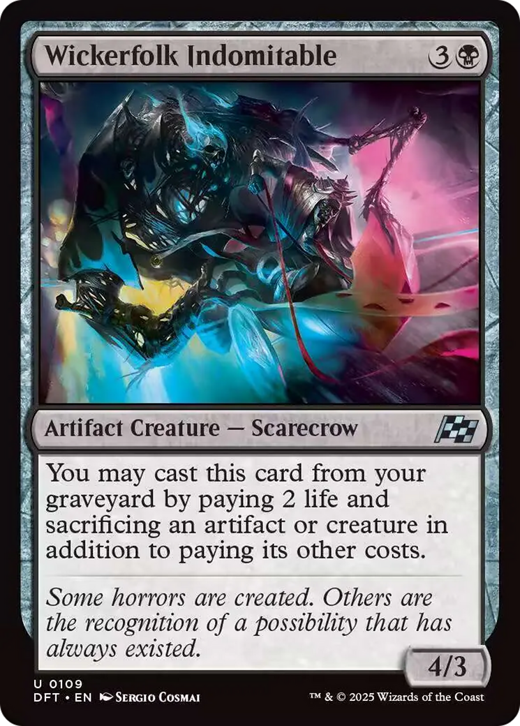 Wickerfolk Indomitable [Aetherdrift] - Magic: The Gathering - Card Brawlers | Quebec | Canada |