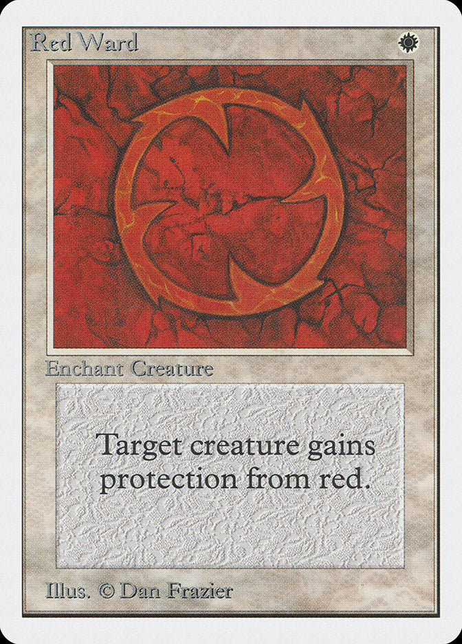 Red Ward [Unlimited Edition] - Magic: The Gathering - Card Brawlers | Quebec | Canada |