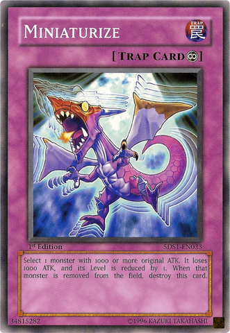 Miniaturize [5DS1-EN033] Common - Yu-Gi-Oh! - Card Brawlers | Quebec | Canada |