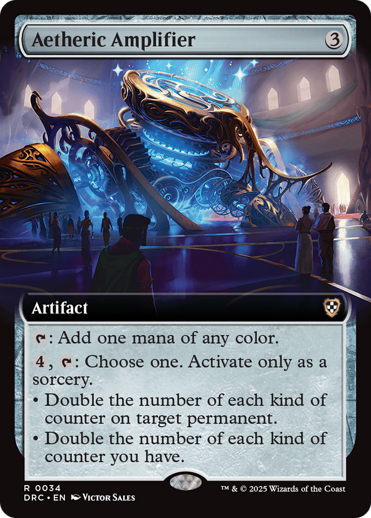 Aetheric Amplifier (Extended Art) [Aetherdrift Commander] - Magic: The Gathering - Card Brawlers | Quebec | Canada |