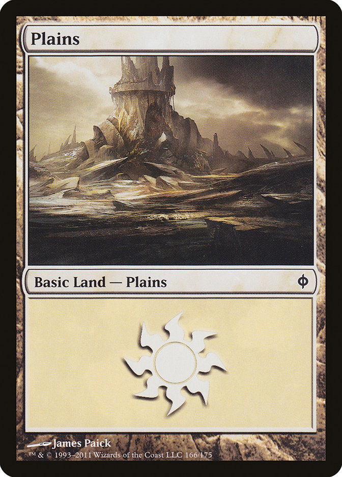 Plains (166) [New Phyrexia] - Magic: The Gathering - Card Brawlers | Quebec | Canada |
