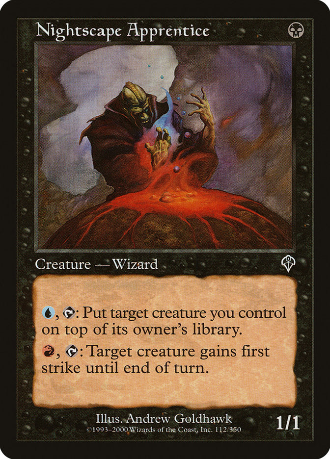 Nightscape Apprentice [Invasion] - Magic: The Gathering - Card Brawlers | Quebec | Canada |