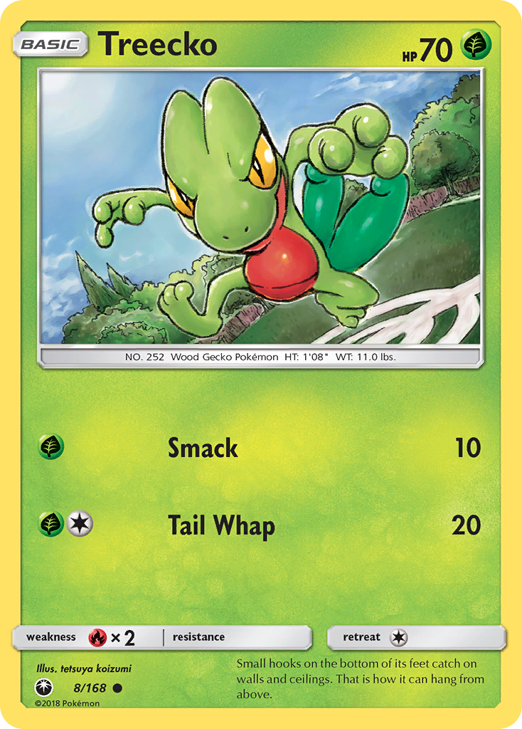 Treecko (8/168) [Sun & Moon: Celestial Storm] - Pokémon - Card Brawlers | Quebec | Canada |