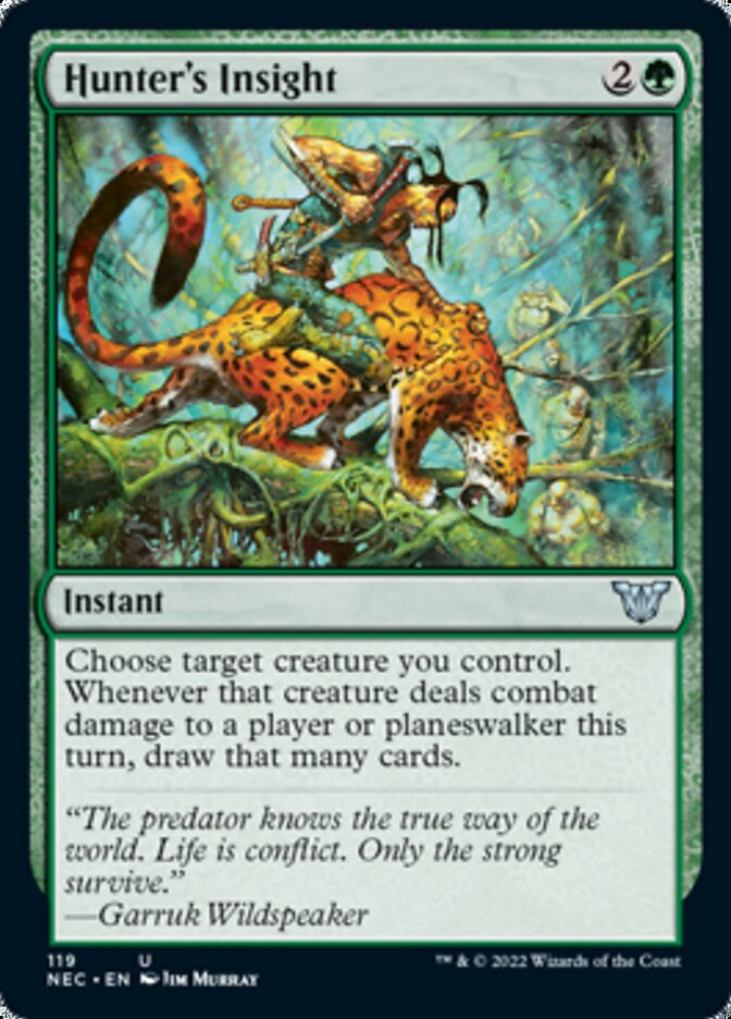 Hunter's Insight [Kamigawa: Neon Dynasty Commander] - Magic: The Gathering - Card Brawlers | Quebec | Canada |