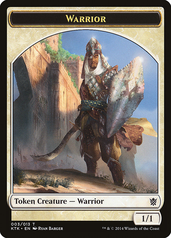 Warrior Token (003/013) [Khans of Tarkir Tokens] - Magic: The Gathering - Card Brawlers | Quebec | Canada |