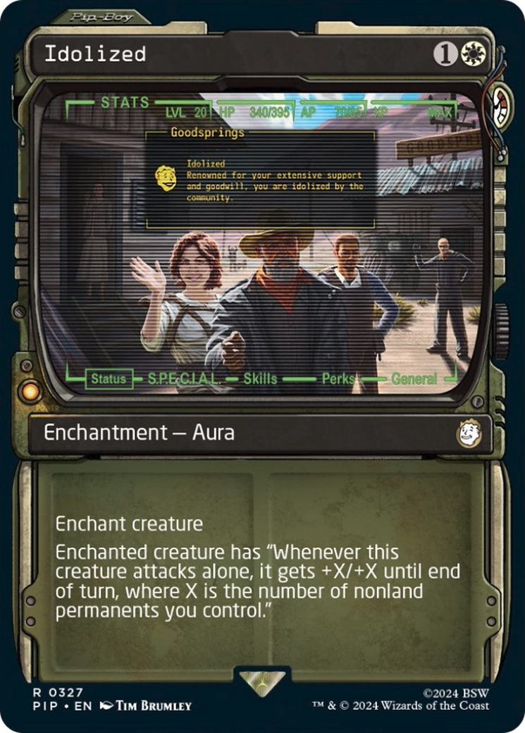 Idolized (Showcase) [Fallout] - Magic: The Gathering - Card Brawlers | Quebec | Canada |