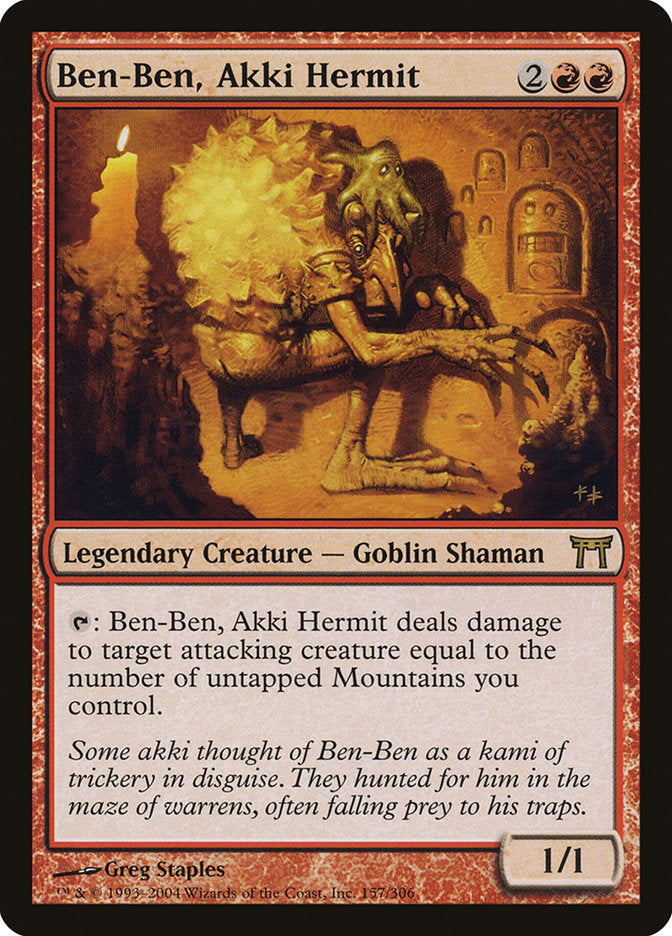 Ben-Ben, Akki Hermit [Champions of Kamigawa] - Magic: The Gathering - Card Brawlers | Quebec | Canada |