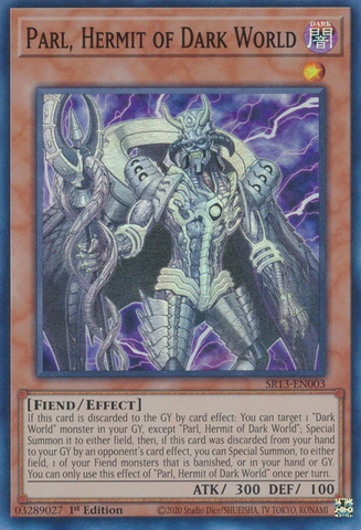 Parl, Hermit of Dark World [SR13-EN003] Super Rare - Yu-Gi-Oh! - Card Brawlers | Quebec | Canada |