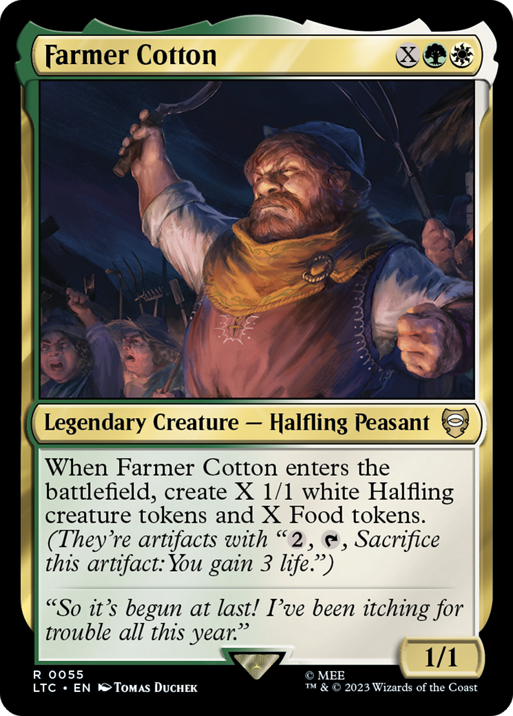 Farmer Cotton [The Lord of the Rings: Tales of Middle-Earth Commander] - Magic: The Gathering - Card Brawlers | Quebec | Canada |
