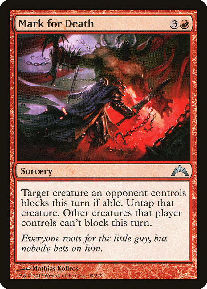 Mark for Death [Gatecrash] - Magic: The Gathering - Card Brawlers | Quebec | Canada |