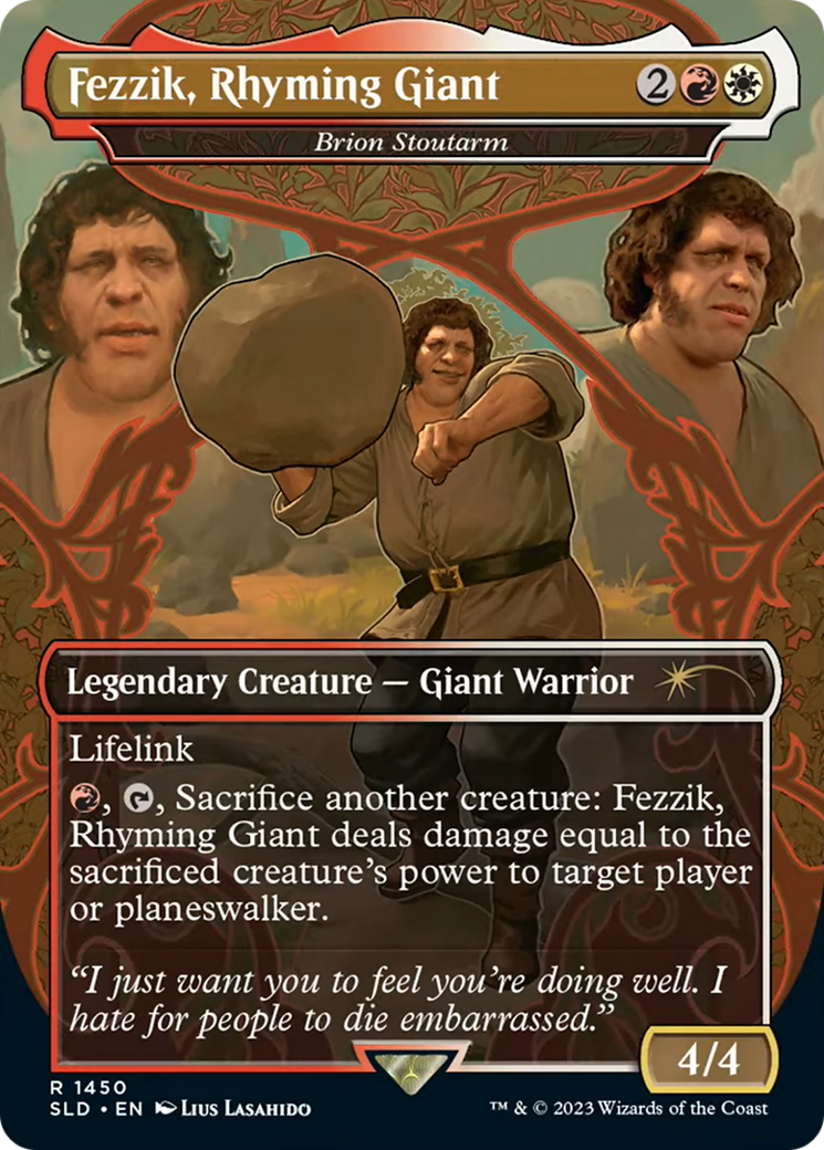 Fezzik, Rhyming Giant - Brion Stoutarm [Secret Lair Drop Series] - Magic: The Gathering - Card Brawlers | Quebec | Canada |