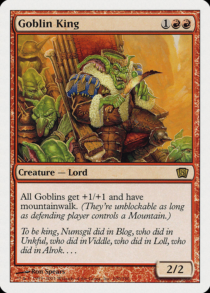 Goblin King [Eighth Edition] - Magic: The Gathering - Card Brawlers | Quebec | Canada |
