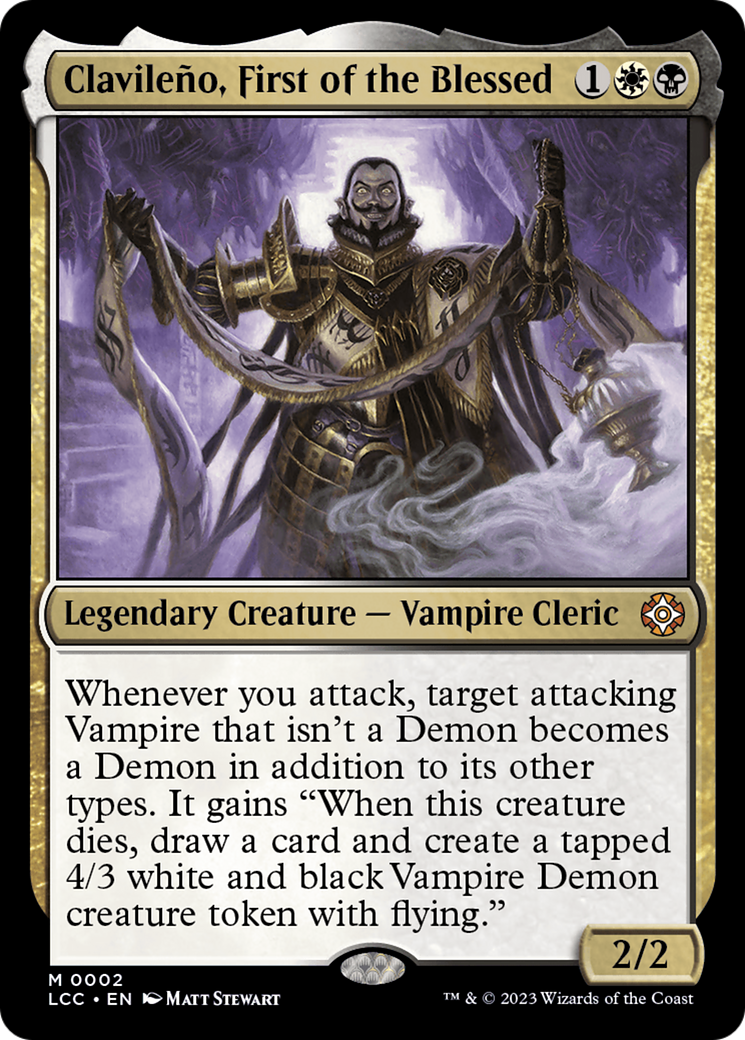 Clavileno, First of the Blessed [The Lost Caverns of Ixalan Commander] - Magic: The Gathering - Card Brawlers | Quebec | Canada |