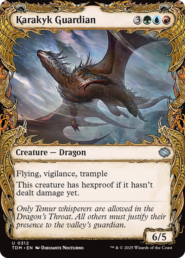 Karakyk Guardian (Showcase) [Tarkir: Dragonstorm] - Magic: The Gathering - Card Brawlers | Quebec | Canada |