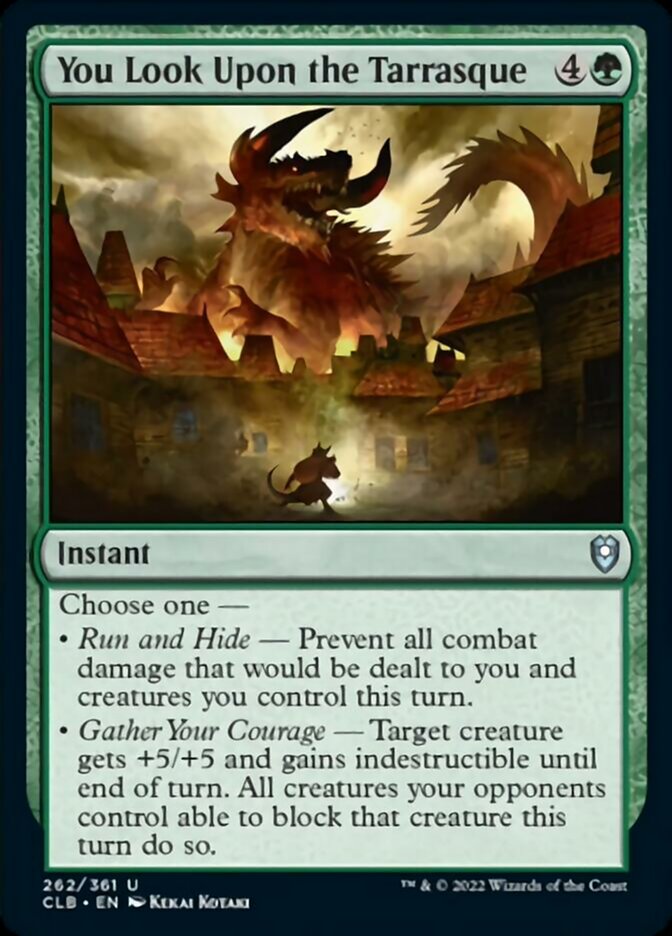 You Look Upon the Tarrasque [Commander Legends: Battle for Baldur's Gate] - Magic: The Gathering - Card Brawlers | Quebec | Canada |