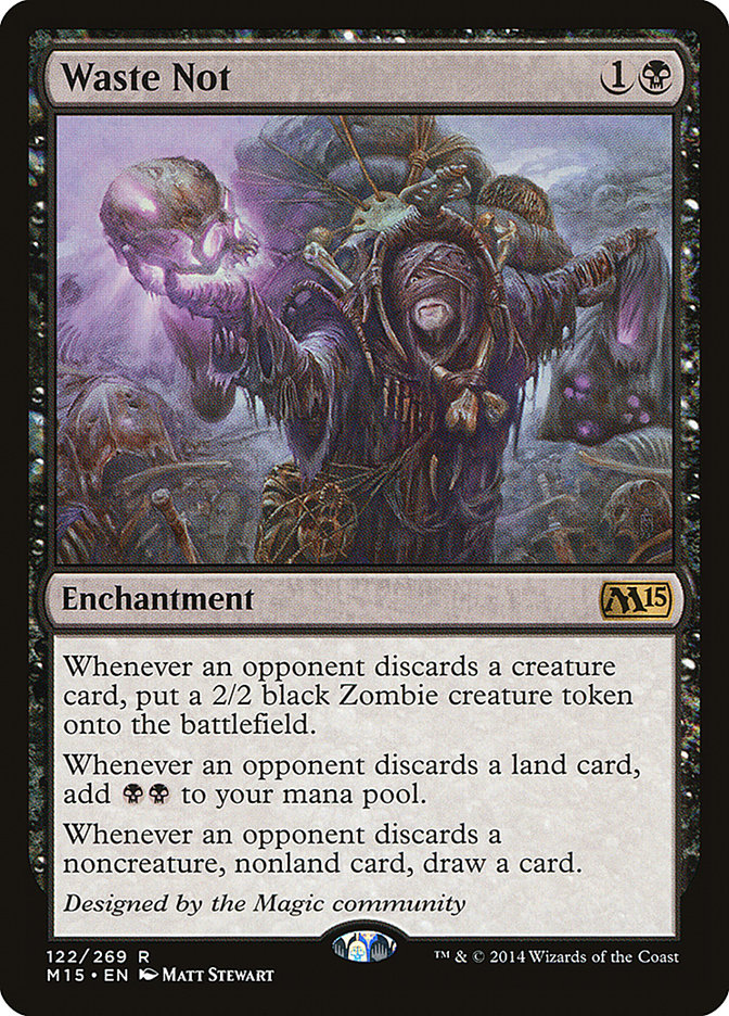 Waste Not [Magic 2015] - Magic: The Gathering - Card Brawlers | Quebec | Canada |
