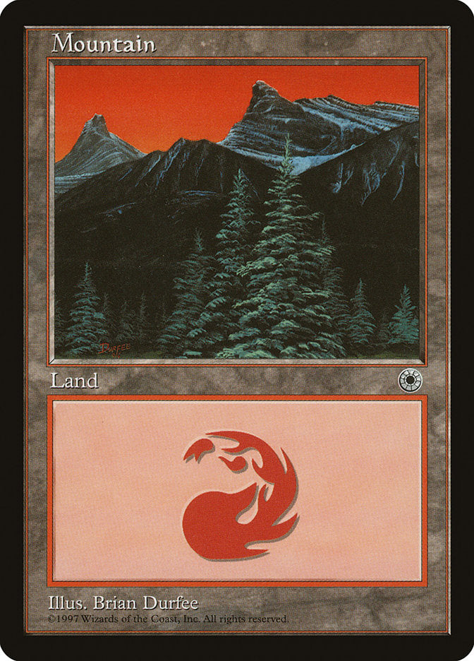 Mountain (9/6 Signature / Tallest Peak Center) [Portal] - Magic: The Gathering - Card Brawlers | Quebec | Canada |